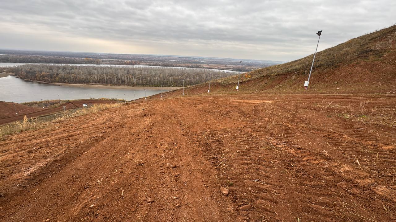 Земляные работы по профилированию трасс